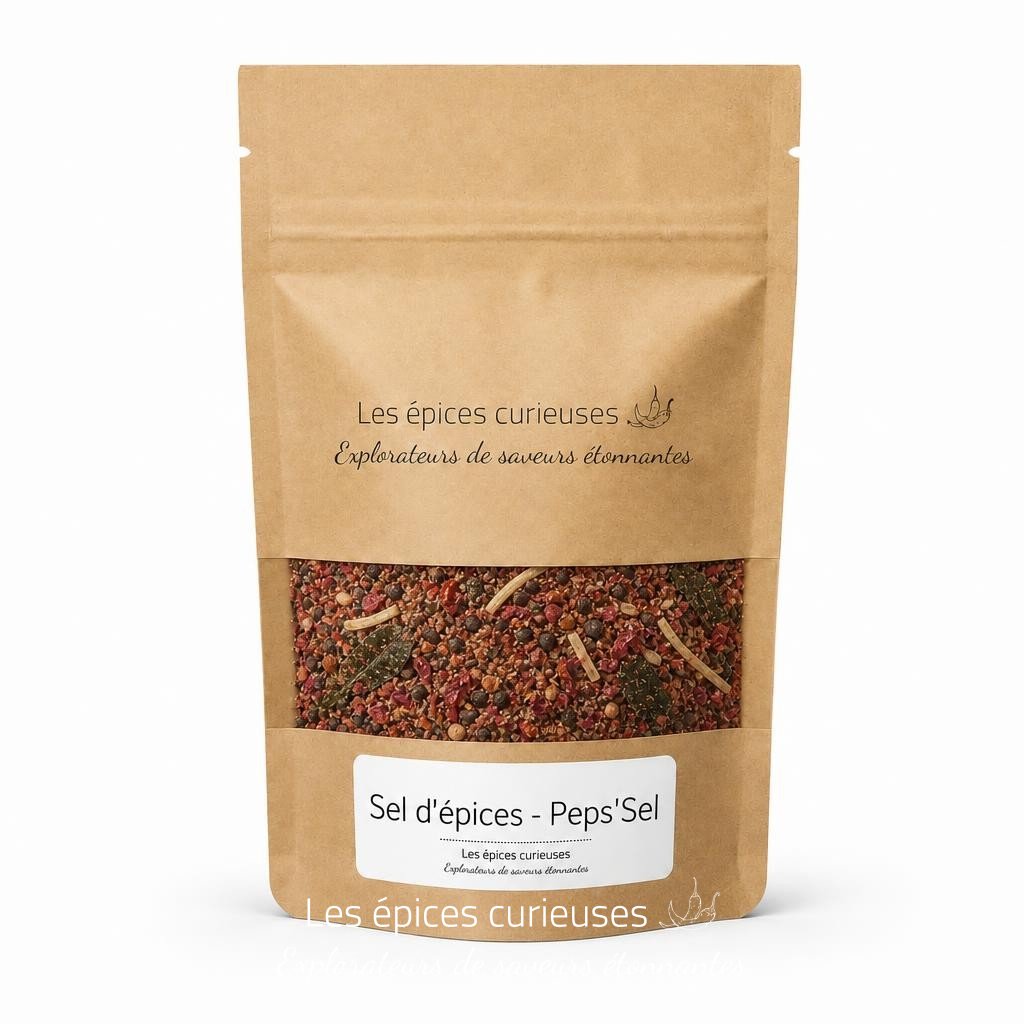 Sel d'épices - Peps'Sel - Packaging - Les Épices Curieuses