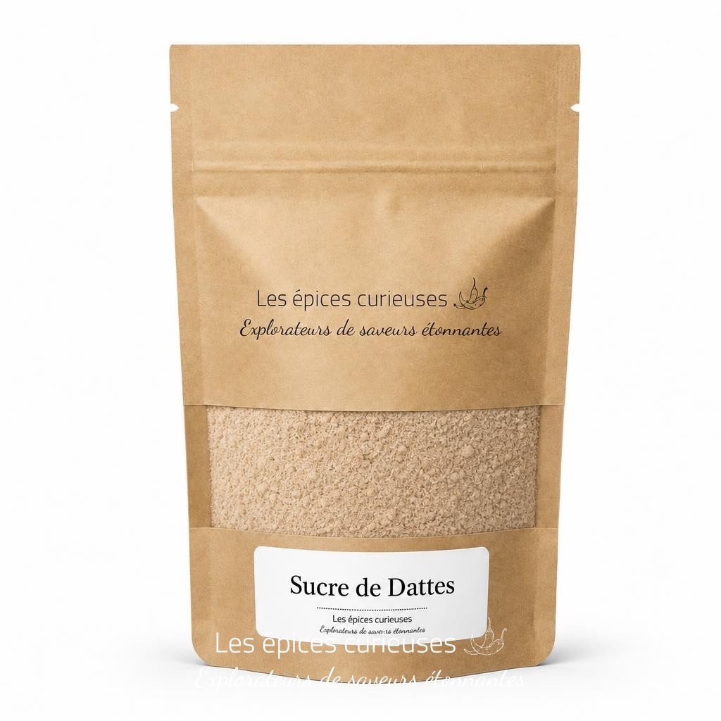 Sucre de Dattes - Packaging - Les Épices Curieuses