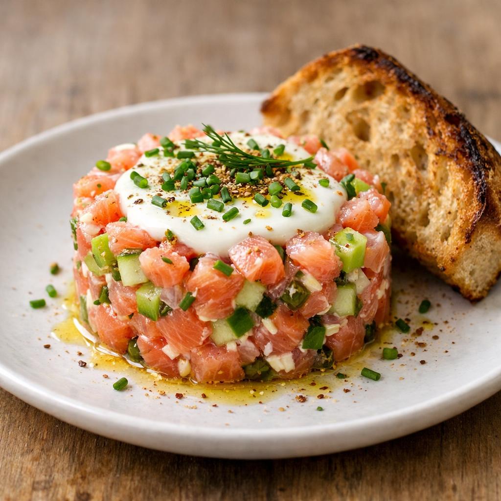 tartare de saumon