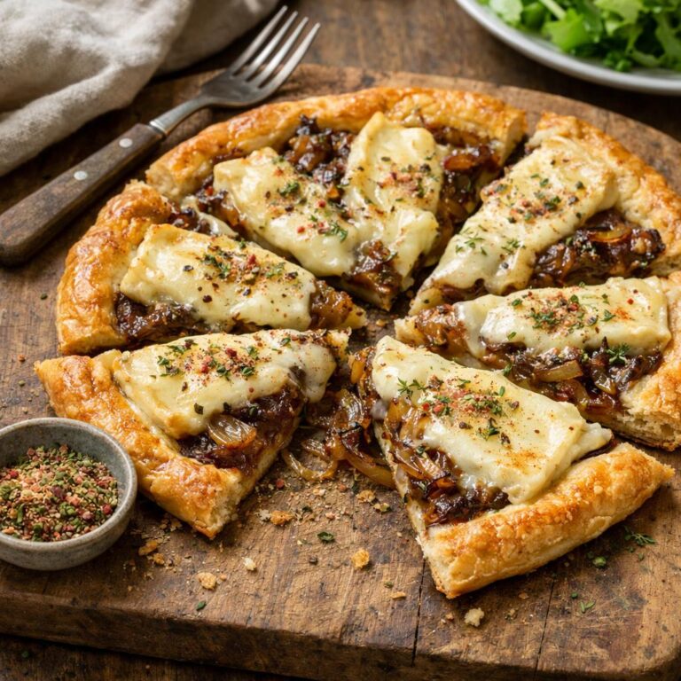 tarte fine oignons reblochon
