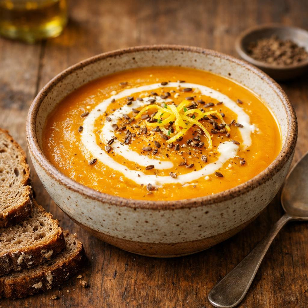 Velouté potimarron carvi