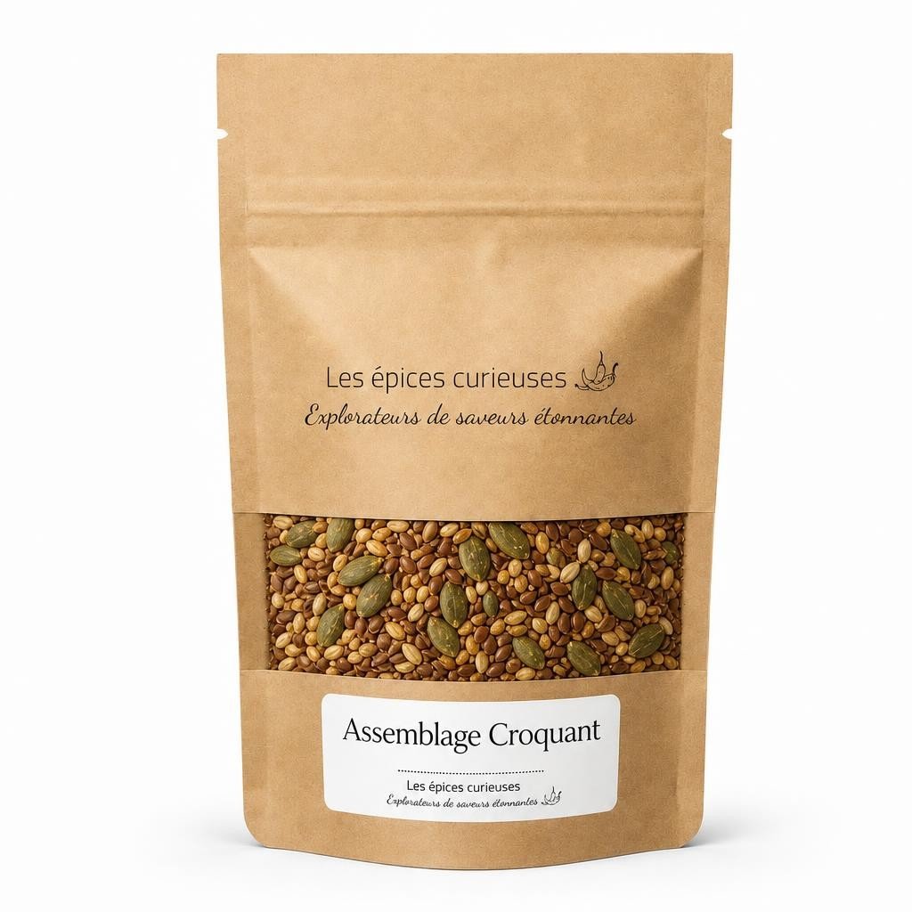 Assemblage Croquant - Packaging - Les Épices Curieuses