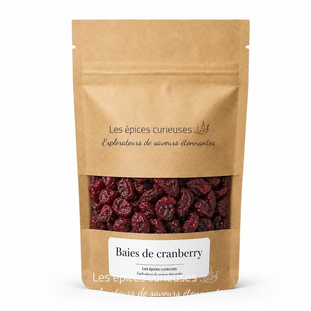 Baies de cranberry - Packaging - Les Épices Curieuses