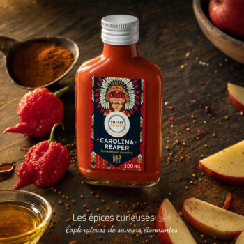 Carolina Reaper - 12/12 - 100 ml - EXTREMEMENT piquante - Les Épices Curieuses