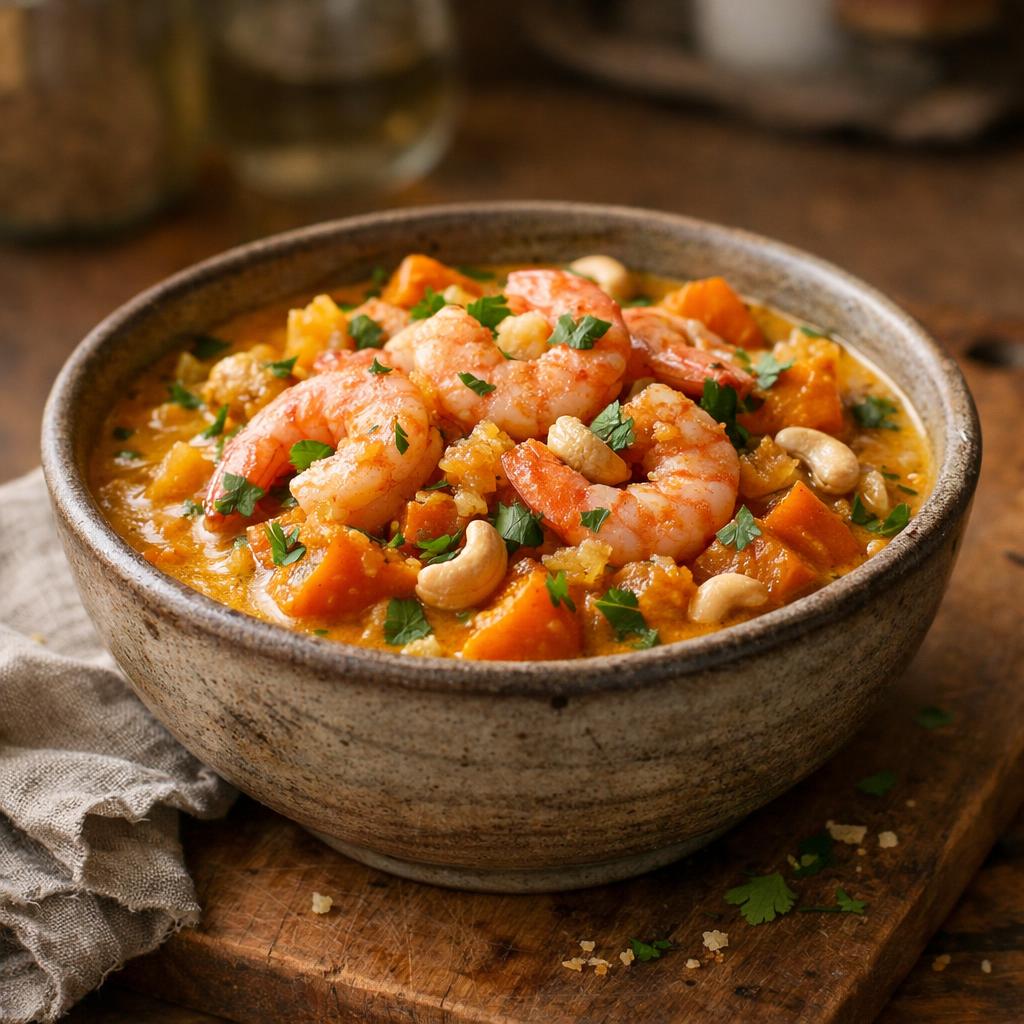 curry de crevettes