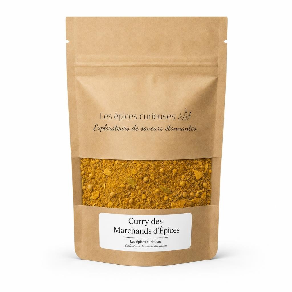 Curry des Marchands d’Épices - Packaging - Les Épices Curieuses