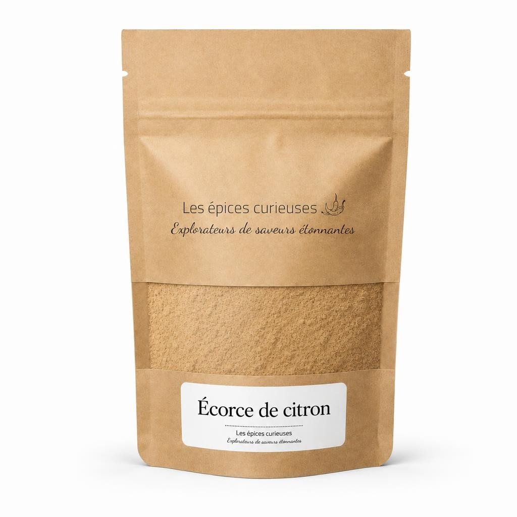 Écorce de citron - Packaging - Les Épices Curieuses