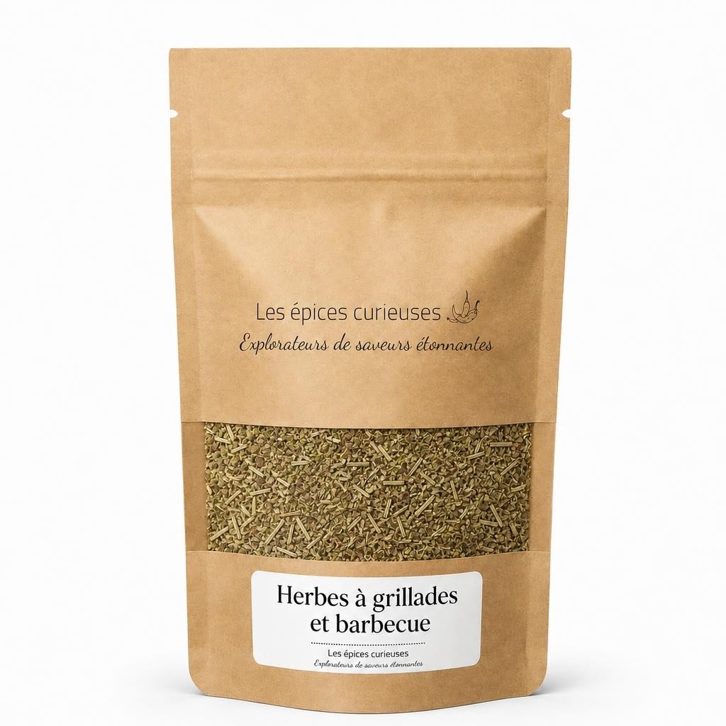 Herbes à grillades et barbecue - Packaging - Les Épices Curieuses