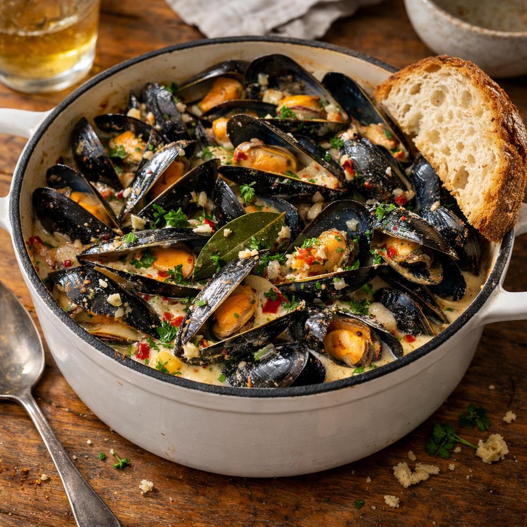 moules au cidre