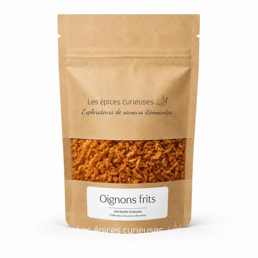 Oignons frits - Packaging - Les Épices Curieuses