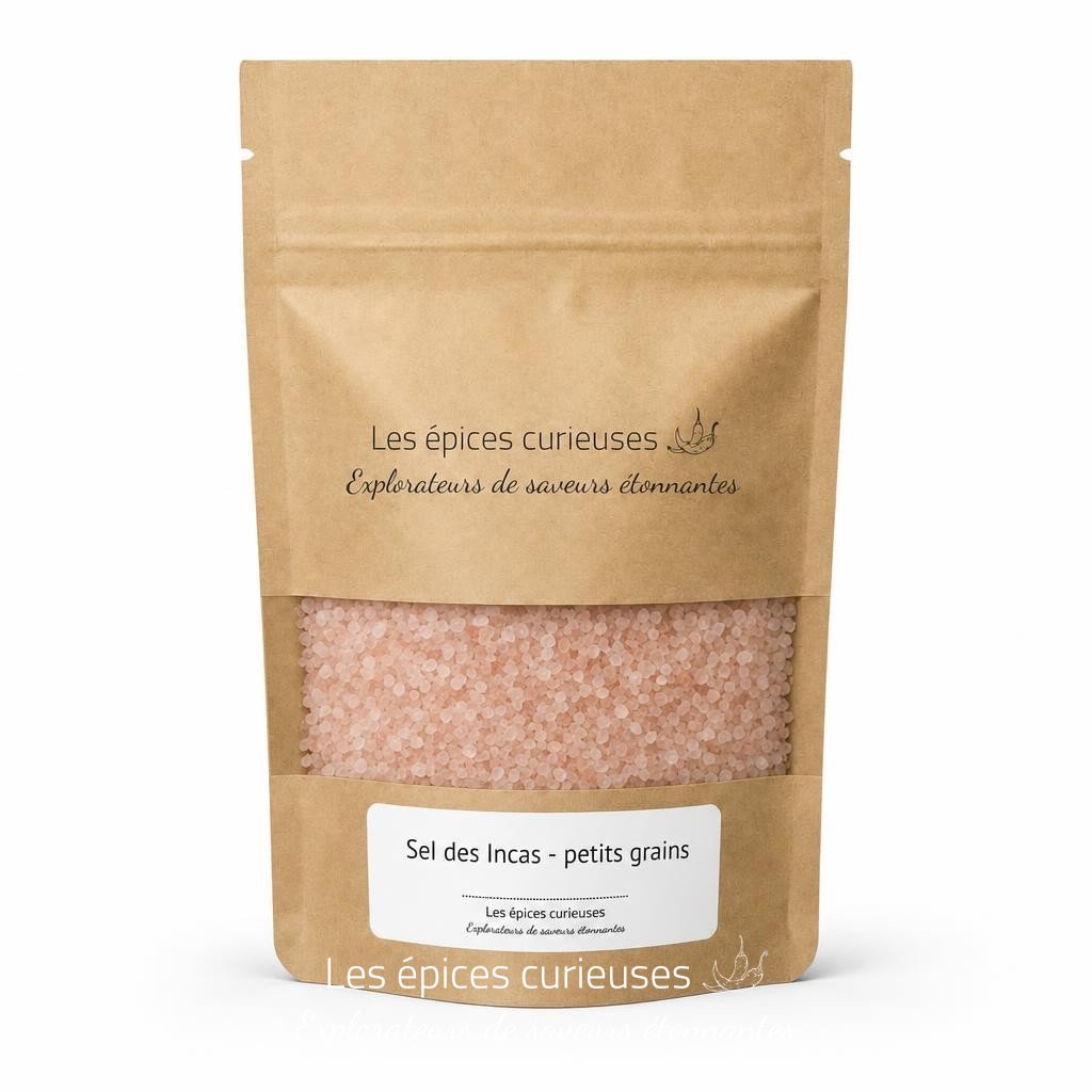 Sel des Incas - petits grains - Packaging - Les Épices Curieuses