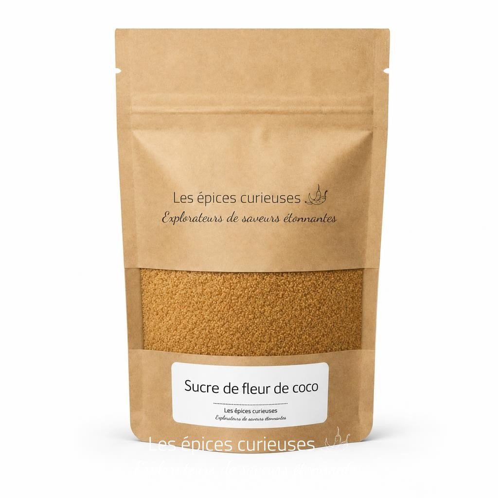 Sucre de fleur de coco - Packaging - Les Épices Curieuses